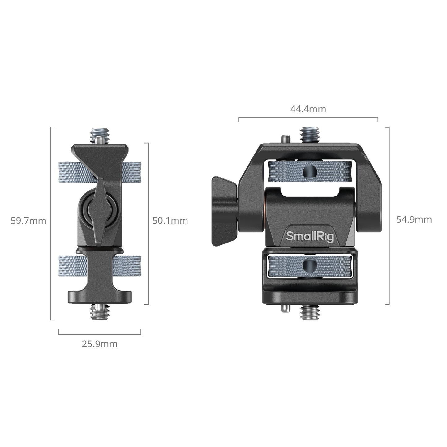 SmallRig Swivel and Tilt Adjustable Monitor Support with 1/4"-20 Screws