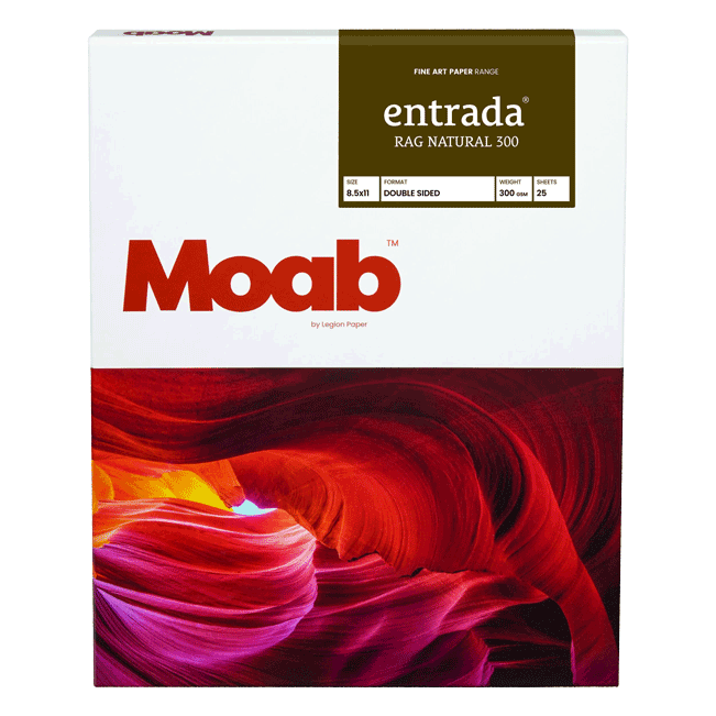 Moab Entrada Rag Natural Paper 300 gsm