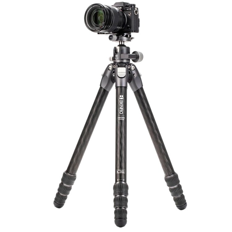 Benro Tortoise Columnless Carbon Fiber Three Series Tripod with GX35 Ball Head