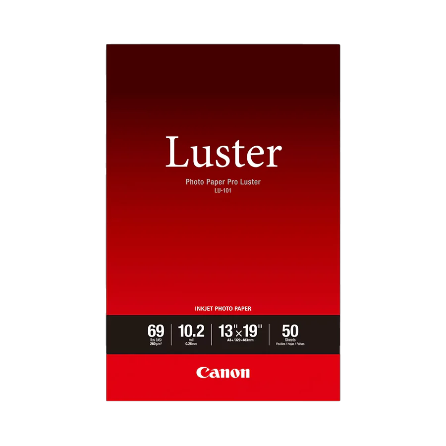 OPEN BOX- Canon Pro Luster Paper 255 gsm 13 x 19", 50 Sheets