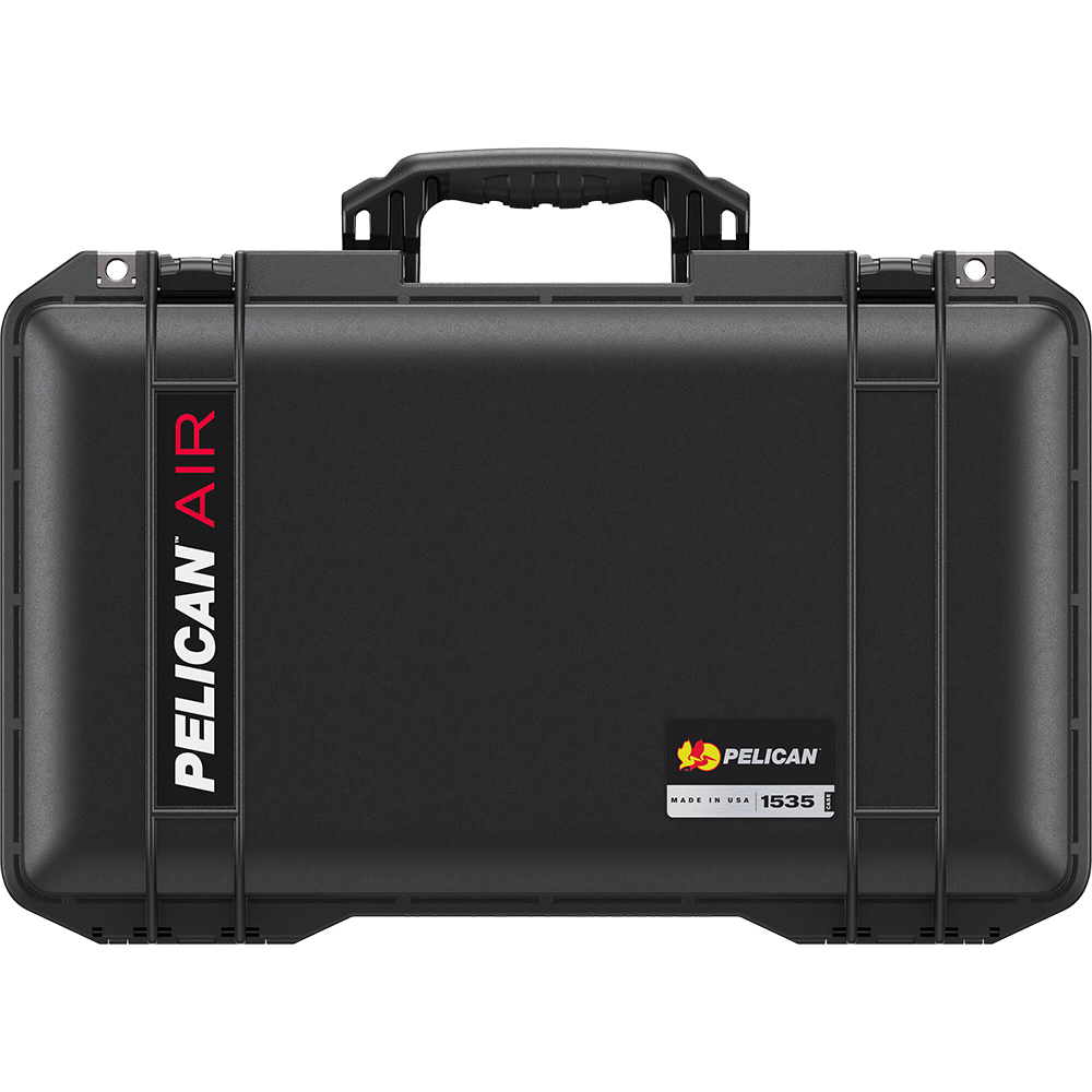 Pelican 1535 Air Wheeled Carry-On Hard Case with Padded Divider Insert (Black)