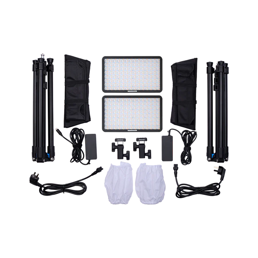 OPEN BOX- amaran Pano 60c Mini Panel Light 2-Light Kit