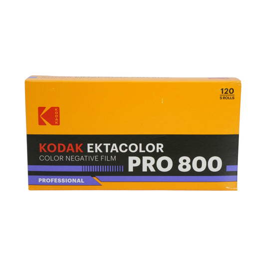 Kodak Ektacolor Pro 800 Color Negative Film (120 Roll Film, 5-Pack)