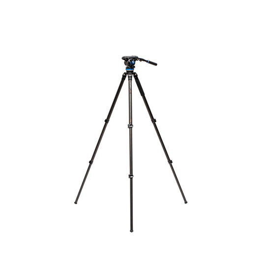 Benro C373F Carbon Fiber Single-Tube Tripod with S8Pro Fluid Video Head