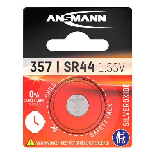 Ansmann SR44 / 357 Silver Oxide Battery