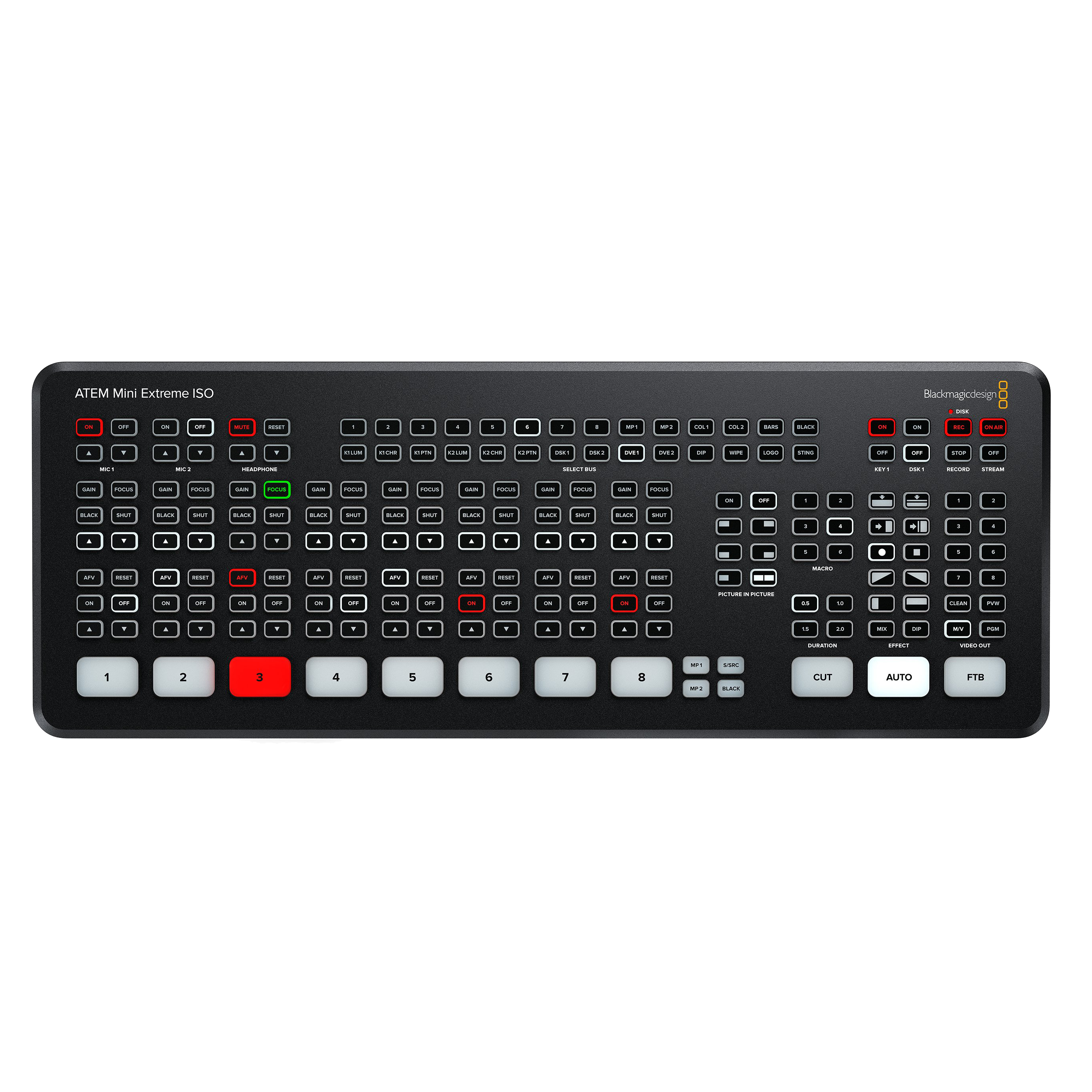 Blackmagic Design ATEM Mini Extreme ISO Live Production Switcher Blackmagic Design ATEM Mini Extreme ISO Live Production Switcher