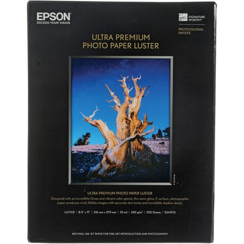 Epson Premium Luster 8.5x11" 250 Sheets