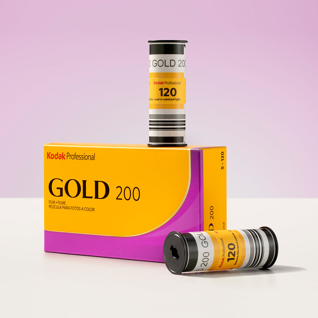 Kodak Gold 200 Color Negative 120 Format Film, 5-Pack