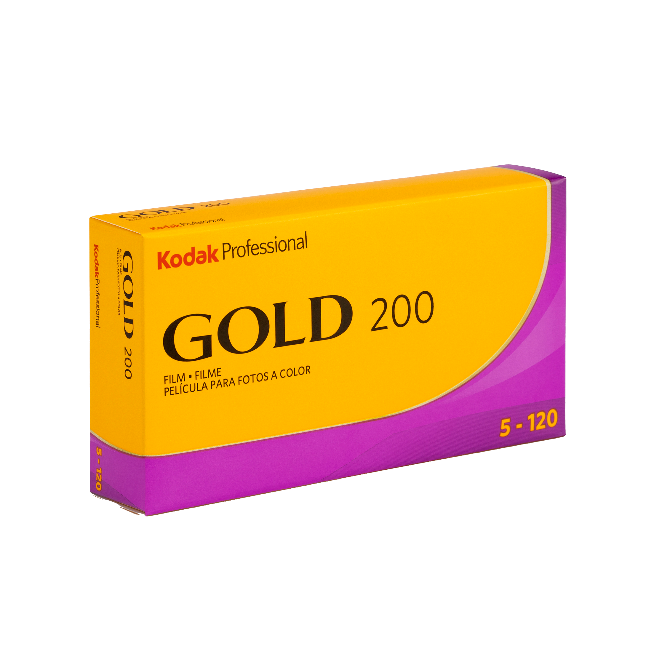 Kodak Gold 200 Color Negative 120 Format Film, 5-Pack – Pro Photo