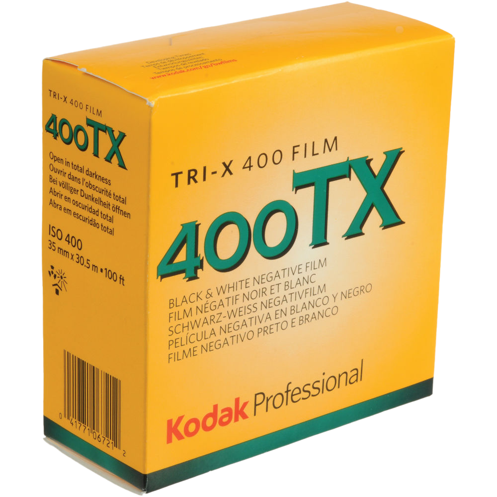Kodak Professional Tri-X 400 Black & White Negative 35mm Film, 100' Roll