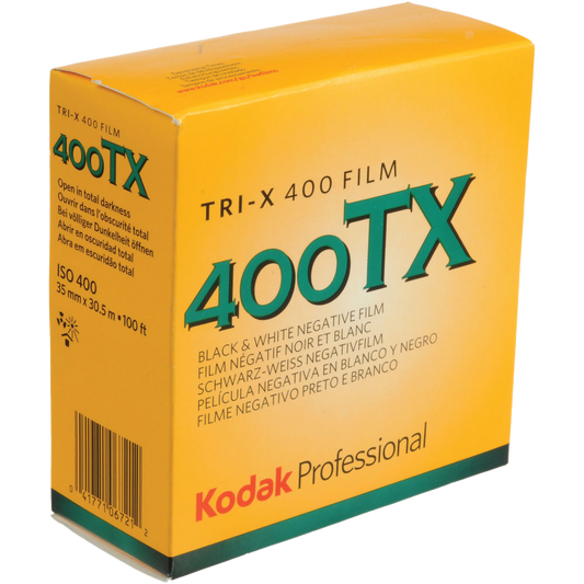 Kodak Professional Tri-X 400 Black & White Negative 35mm Film, 100' Roll