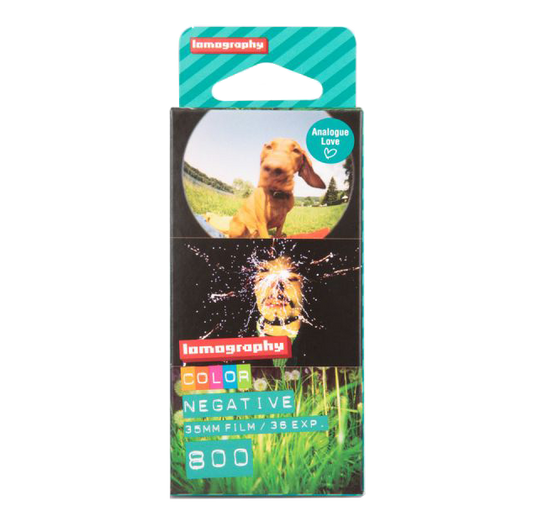 Lomography 800 Color Negative 35mm Film, 3-Pack