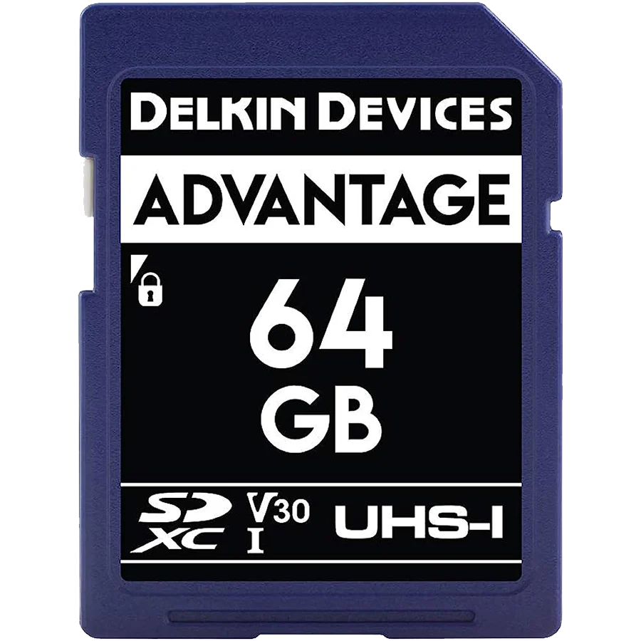 Delkin Advantage UHS-1 V30 SD Memory Card