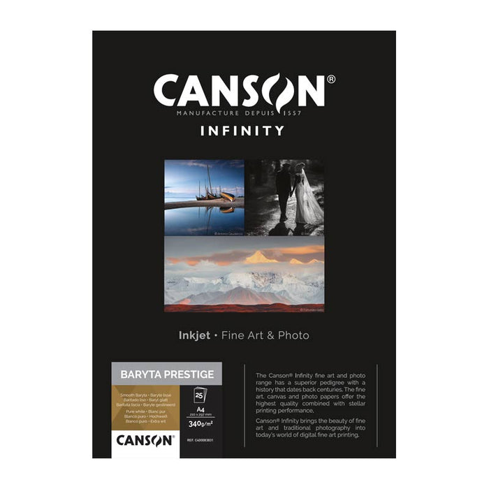 Canson Infinity Baryta Prestige Roll Paper 340gsm