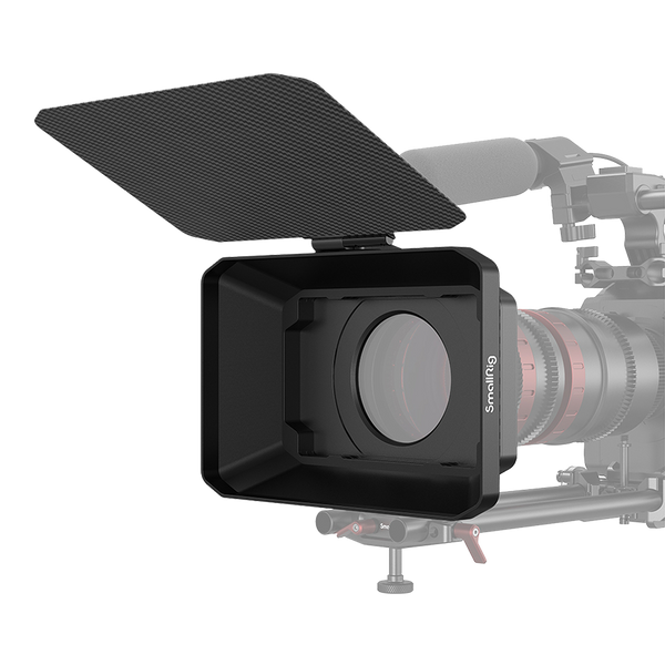 ビデオカメラ SmallRig Matte Box 2660 + Adapter Rings SmallRig Quick Clamp-On Lens Adapter Ring Kit for Matte Box