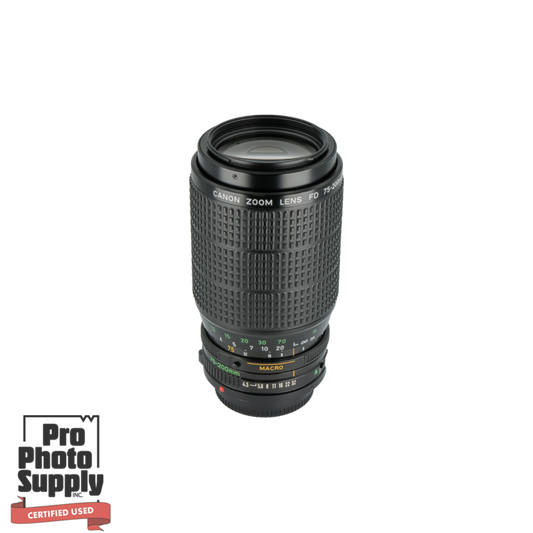 Canon FD 75-200mm f/4.5 Manual Focus Lens