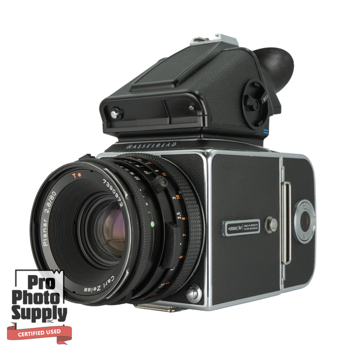 Hasselblad 500cm Medium Format Camera with Zeiss 80mm f/2.8 Planar CF T* Lens