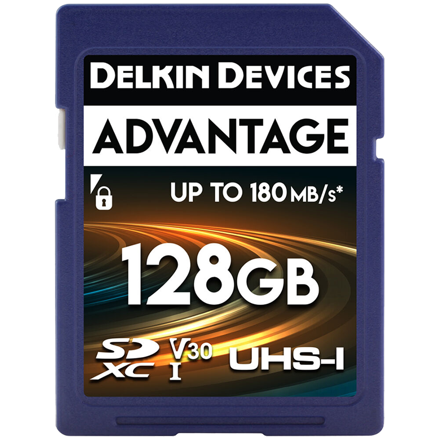 Delkin ADVANTAGE UHS-I (V30) SD Memory Cards - 128GB