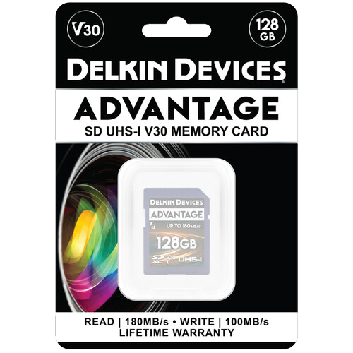 Delkin ADVANTAGE UHS-I (V30) SD Memory Cards - 128GB