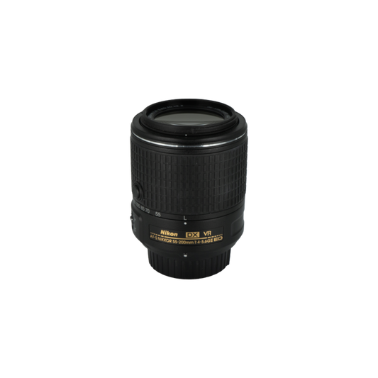 Nikon F 55-200mm f/4-5.6 G ii DX lens