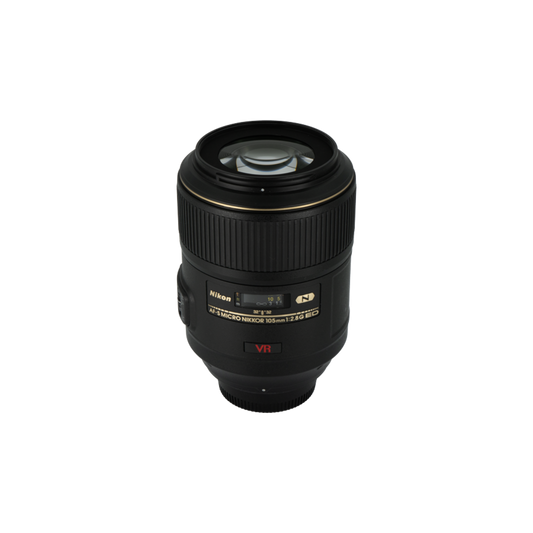 Nikon 105mm f/2.8 VR Micro full frame DSLR lens for Nikon F