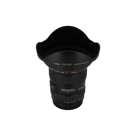 Canon 17-40mm f/4 L full frame DSLR lens