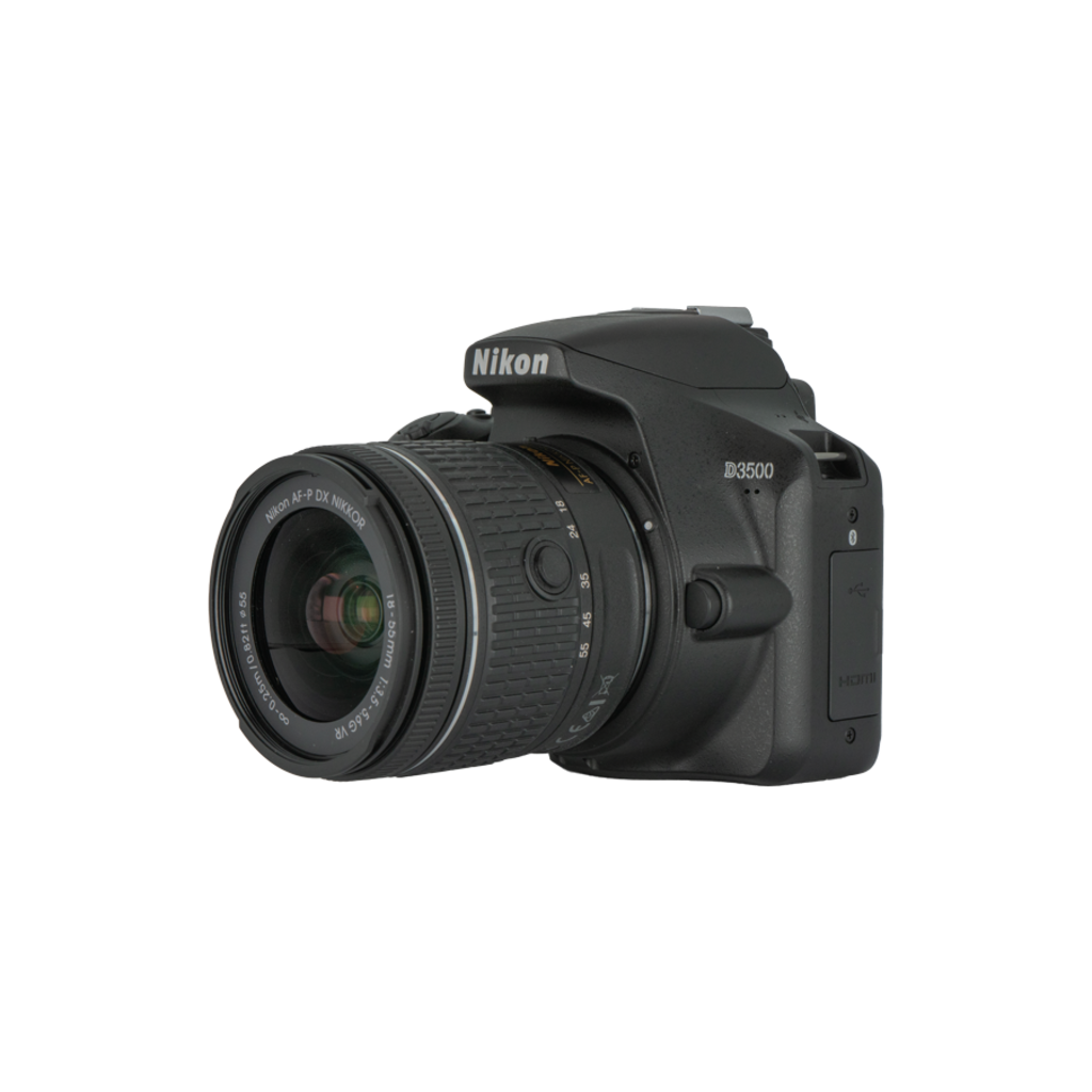 Nikon D3500 APS-C DSLR Camera with Nikkor DX AF-P 18-55mm f/3.5-5.6 G VR lens