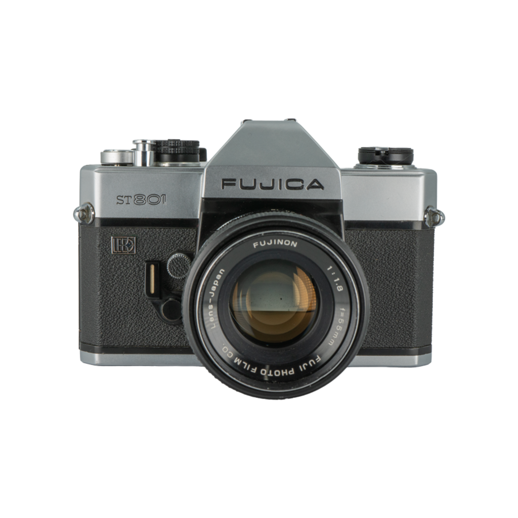 Fujica SF801 SLR Body with 50mm f/1.8 and Sigma 135mm f/3.5 Lenses