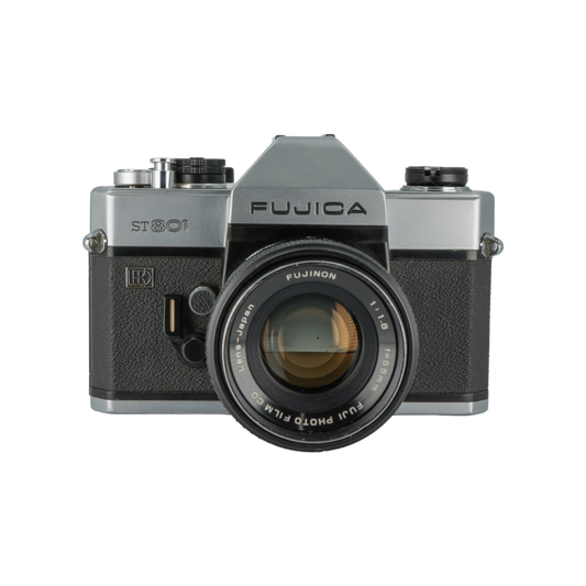 Fujica SF801 SLR Body with 50mm f/1.8 and Sigma 135mm f/3.5 Lenses