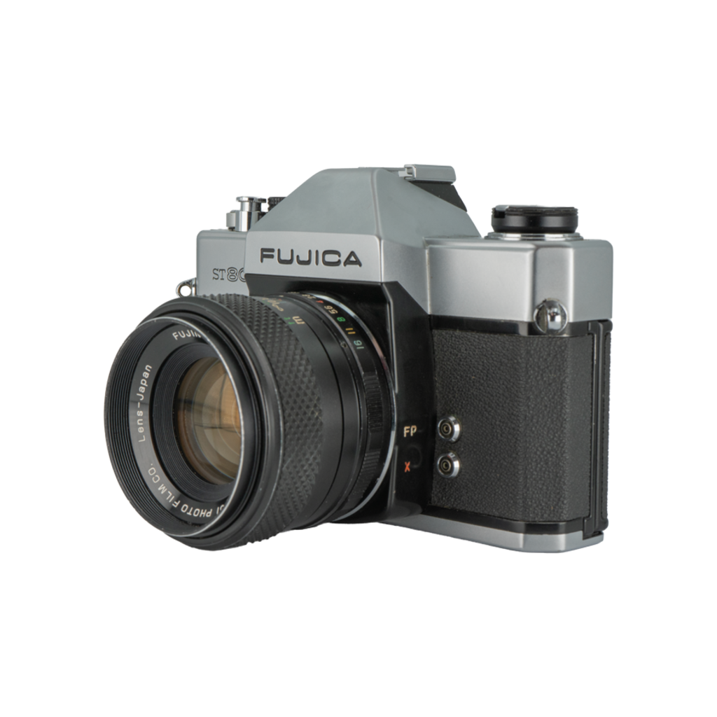 Fujica SF801 SLR Body with 50mm f/1.8 and Sigma 135mm f/3.5 Lenses