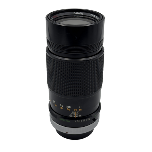 Canon FD 200mm f/4 SSC 35mm SLR lens