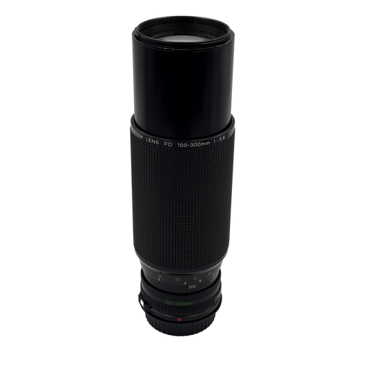 Canon FD 100-300mm f/5.6 35mm slr lens