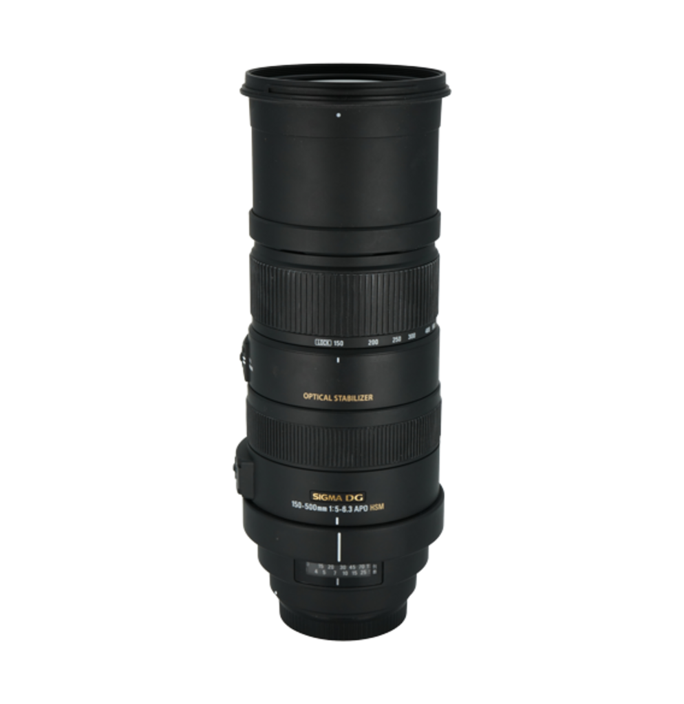 Sigma 150-500mm f/5-6.3 APO HSM full frame DSLR telephoto super zoom lens for canon EF
