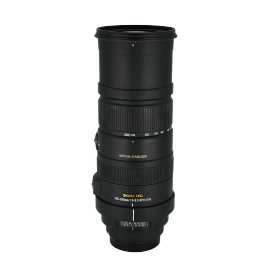 Sigma 150-500mm f/5-6.3 APO HSM full frame DSLR telephoto super zoom lens for canon EF