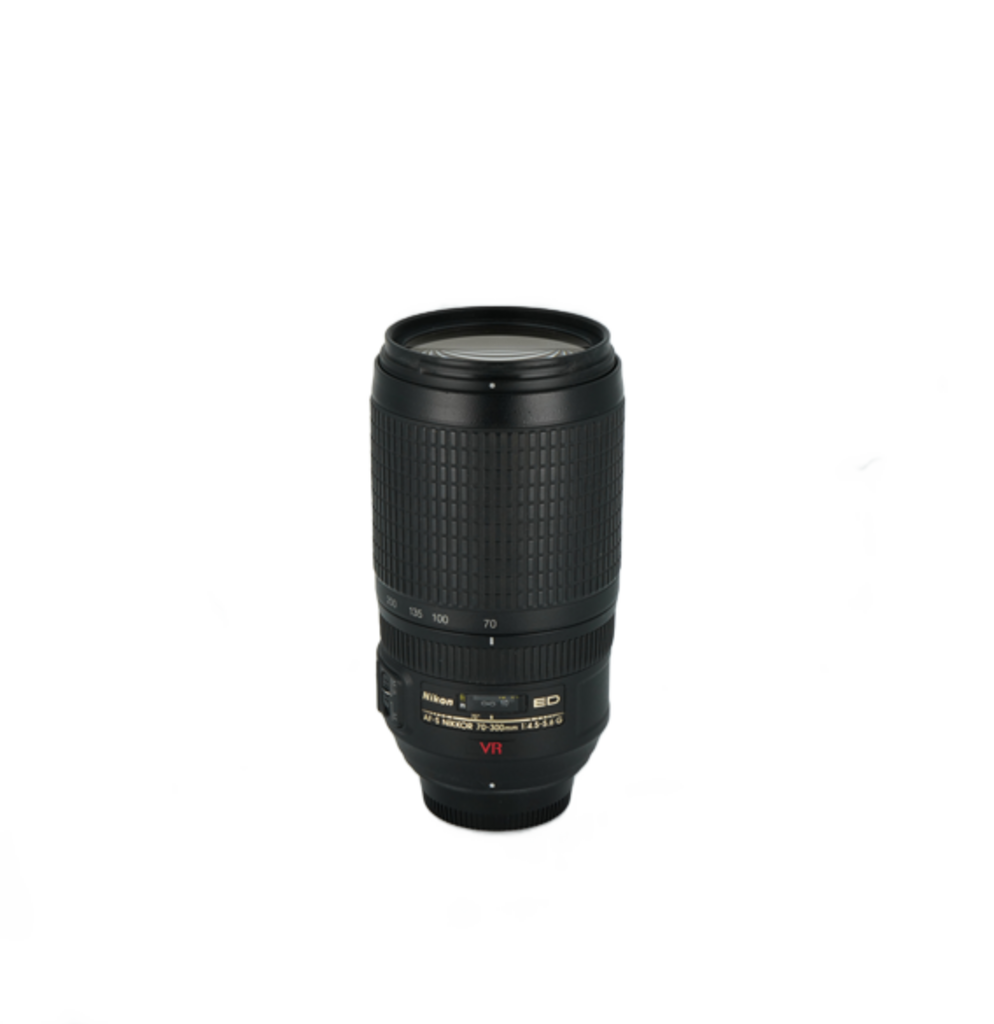 Nikon 70-300mm f/4-5.6 G VR ED IF full frame DSLR telephoto zoom lens
