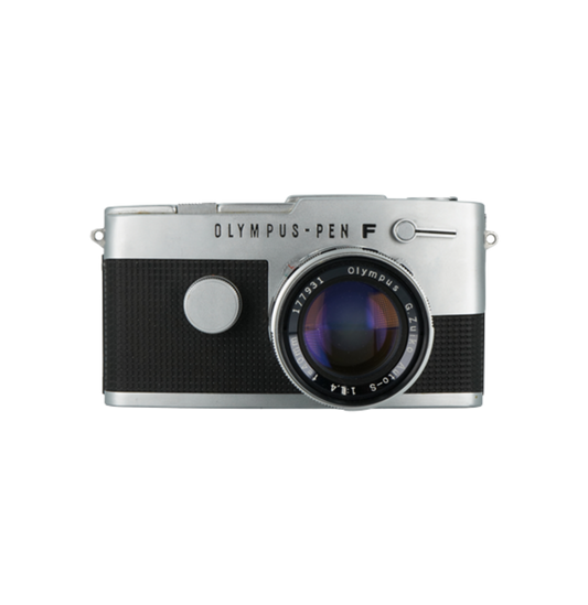 Olympus FT half frame film camera with Olympus 40mm f/1.4 lens for Olympus Pen