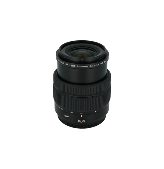 Fujifilm GF 35-70mm f/4.5-5.6 medium format mirrorless zoom lens