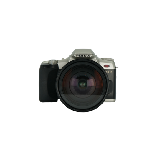 Pentax ZX-7 35mm film camera with Tamron 28-200mm f/3.8-5.6 PK mount