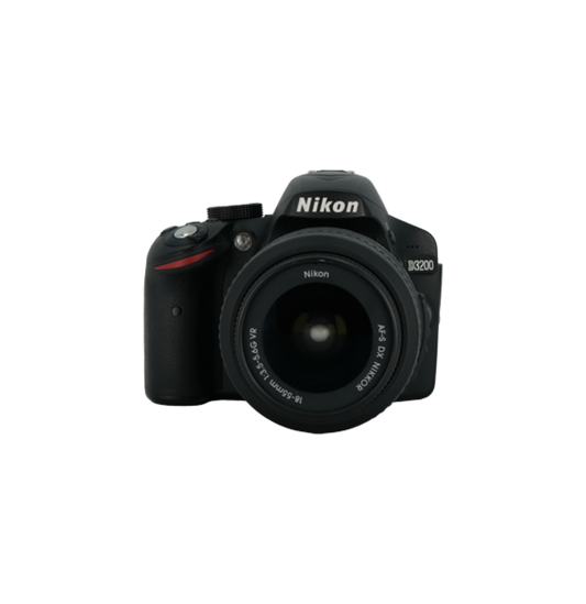 Nikon D3200 APS-C DSLR camera with Nikon 18-55mm f/3.5-5.6 G DX APS-C DSLR lens