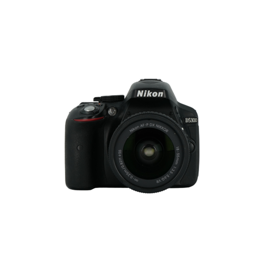 Nikon D5300 APS-C DSLR camera with Nikon 18-55mm APS-C DSLR lens