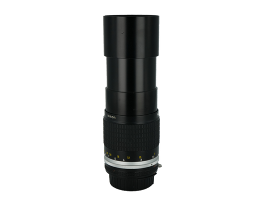 Nikon 200mm f/4 full frame SLR telephoto lens