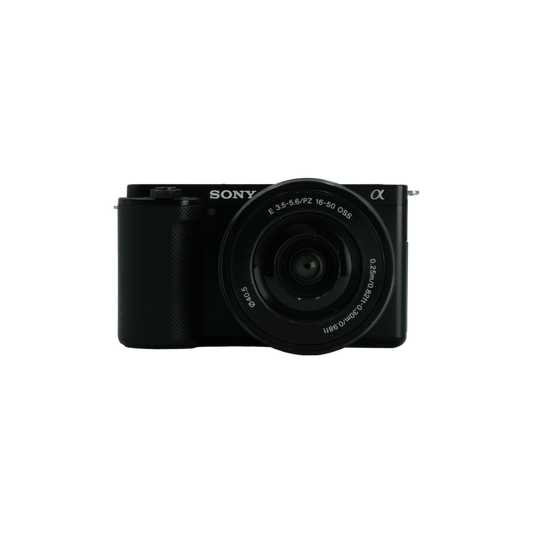 Sony ZV-E10 APS-C mirrorless camera with Sony 16-50mm f/3.5-5.6 PZ OSS APS-C mirrorless lens