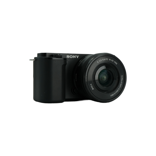 Sony ZV-E10 APS-C mirrorless camera with Sony 16-50mm f/3.5-5.6 PZ OSS APS-C mirrorless lens