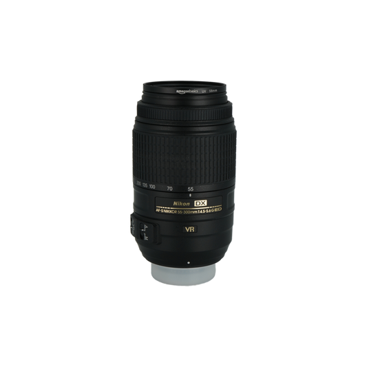 Nikon AF-S 55-300mm f/4.5-5.6 G ED VR APS-C DSLR telephoto super zoom lens