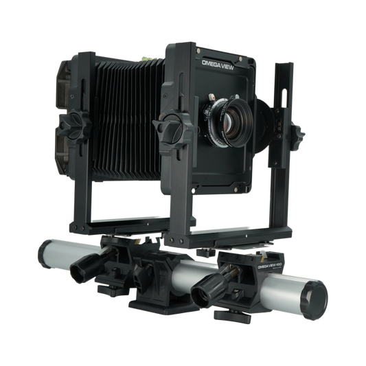 Omega View 4x5 Large format film camera with Schneider 150mm f/5.6 lens