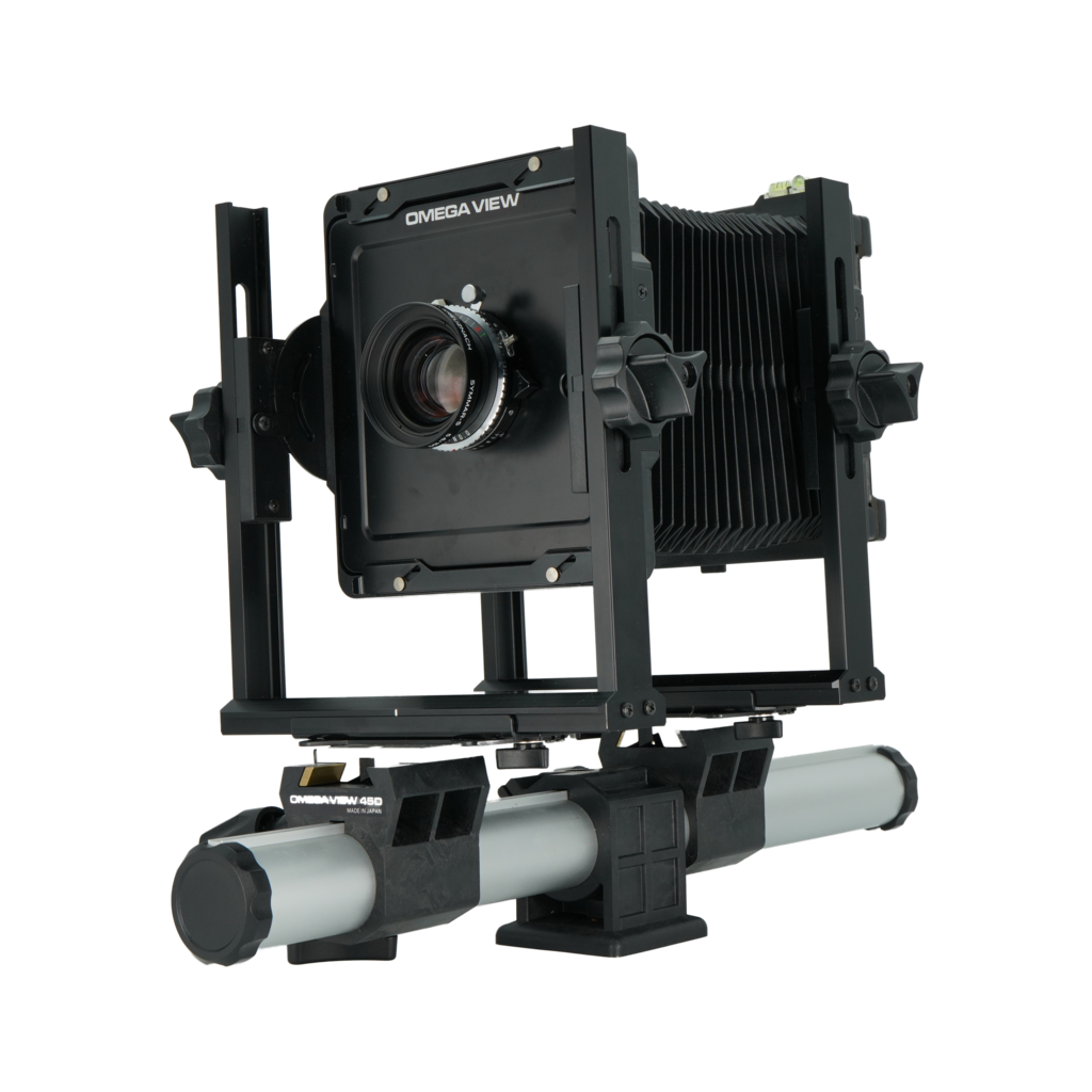 Omega View 4x5 Large format film camera with Schneider 150mm f/5.6 lens
