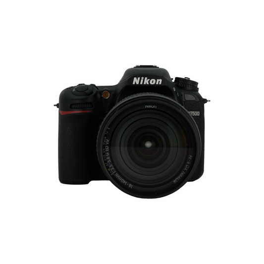 Nikon D7500 APS-C DSLR camera with Nikon AF-S 18-140mm f/3.5-5.6 G ED VR APS-C DSLR telephoto zoom lens
