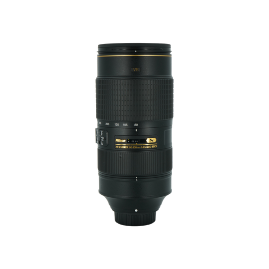 Nikon 80-400mm f/4.5-5.6 G ED full frame DSLR telephoto super zoom lens