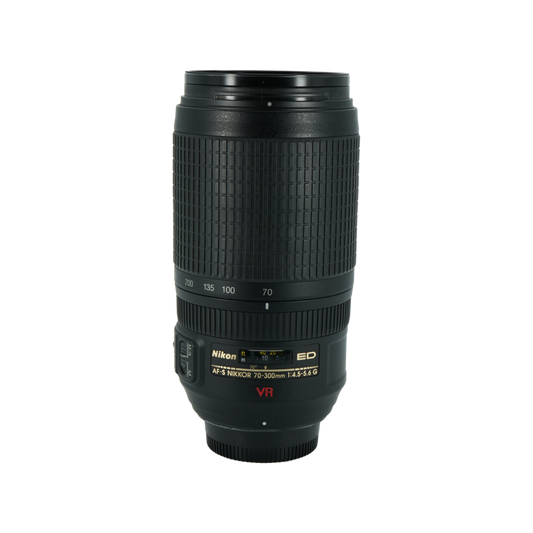 Nikon AF-S 70-300mm f/4.5-5.6 G ED VR full frame DSLR telephoto zoom lens