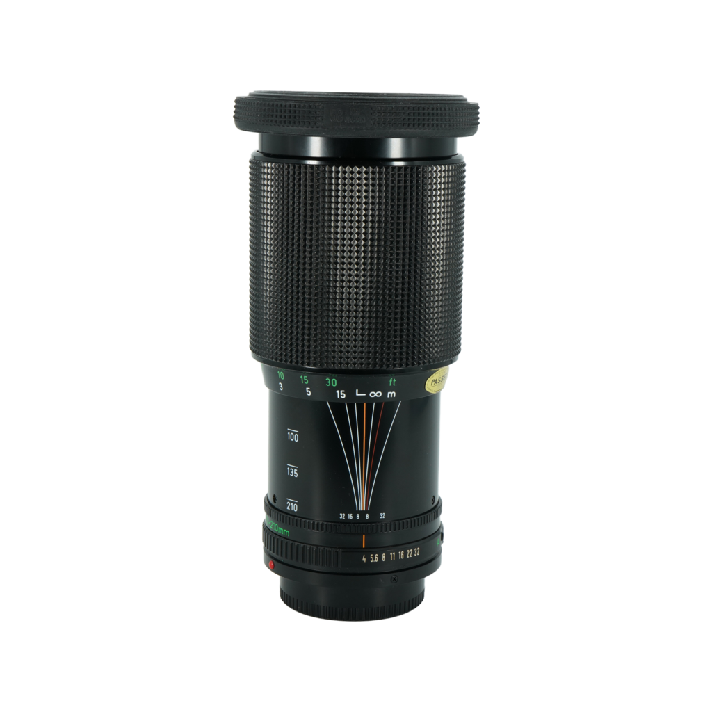 Canon FD 70-210mm f/4 full frame SLR telephoto zoom lens